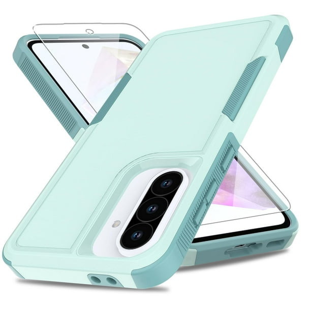 Funda para teléfono Yuanming Galaxy A36 5G de grado militar, color verde
