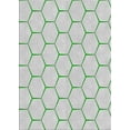thumbnail image 1 of Ahgly Company Machine Washable Indoor Rectangle Transitional Light Rose Green Area Rugs, 3' x 5', 1 of 7