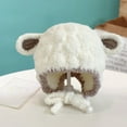 thumbnail image 4 of Épais Chaud Enfants Chapeau Enfants Chapeau avec Doublure Polaire Chaud Confortable Hiver Enfants Chapeau avec Mignon Oreille en Forme de Conception pour l'Extérieur, 4 of 5