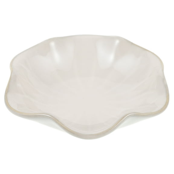 FRCOLOR  Jewelry Tray Trinket Dish Trendy Necklace Holder Ring White