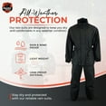 thumbnail image 5 of Daniel Smart Motorcycle Soft Polyester Rain Suit for Man Waterproof with Reflective piping and Zipper Closure., 5 of 7