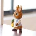 thumbnail image 3 of Wosthever Adorno de Pascua, decoración de ambientes de fiesta, escultura de de primavera de Animal de resina, figurita de escaparate de Kits de decoración para fiestas, 3 of 6