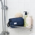 thumbnail image 4 of Neceser colgante para viajes | Neceser con separación para artículos húmedos y secos | Organizador de aseo portátil con bolsillo de malla | Neceser de maquillaje para el baño, 4 of 6