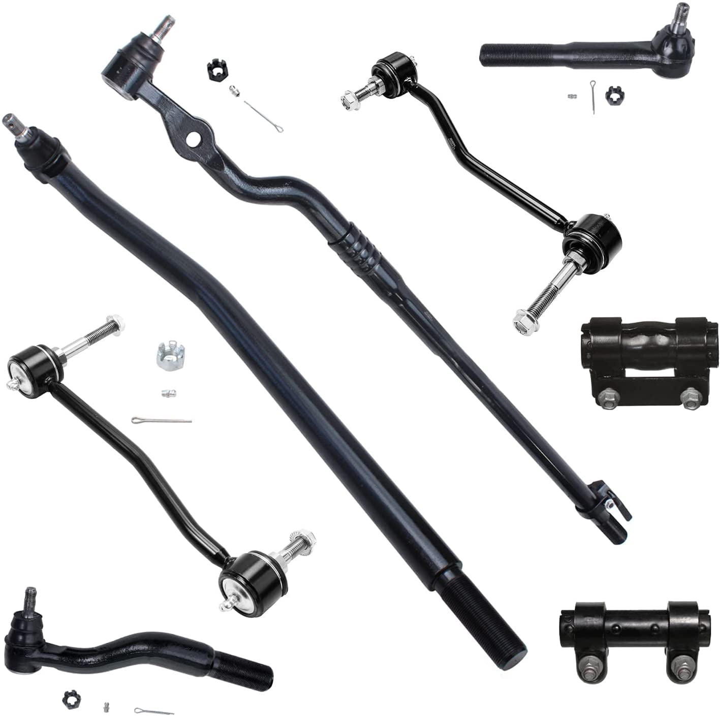 Detroit Axle - 14pc 4WD Front Wheel Hubs Ball Joints Suspension Kit Replacement for Ford F-250 Super Duty Fits select: 2000-2001 FORD F250 SUPER DUTY, 2000-2001 FORD F350 SUPER DUTY