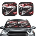 thumbnail image 2 of Balery 2 Piece Fierce Red Viper Graphic Art Car Windshield Sun Shade|Foldable Front Windshield Shade for Car Front Window for Most Sedans SUV Truck-Medium, 2 of 7