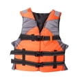 thumbnail image 3 of S SERENABLE Life Jacket Adjustable Straps Adult Life Vest for Kayaking Canoeing Boating M Orange M, 3 of 9