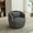 Charcoal, variant on 34" Corduroy Fabric Butacas Para Sala Couch, Comfy Small Chair with 360° Swivel, Reading Nook Chair with High-Density Foam for Living Room, Office, Ivory