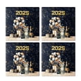 thumbnail image 2 of Happy New Year American Shorthair Welcome 2025 Balloon Firework Party Set of 4 Stone Coasters Cat Lover Kitten Owner Gifts 4x4in Absorbent Soapstone Coaster - 01014, 2 of 5