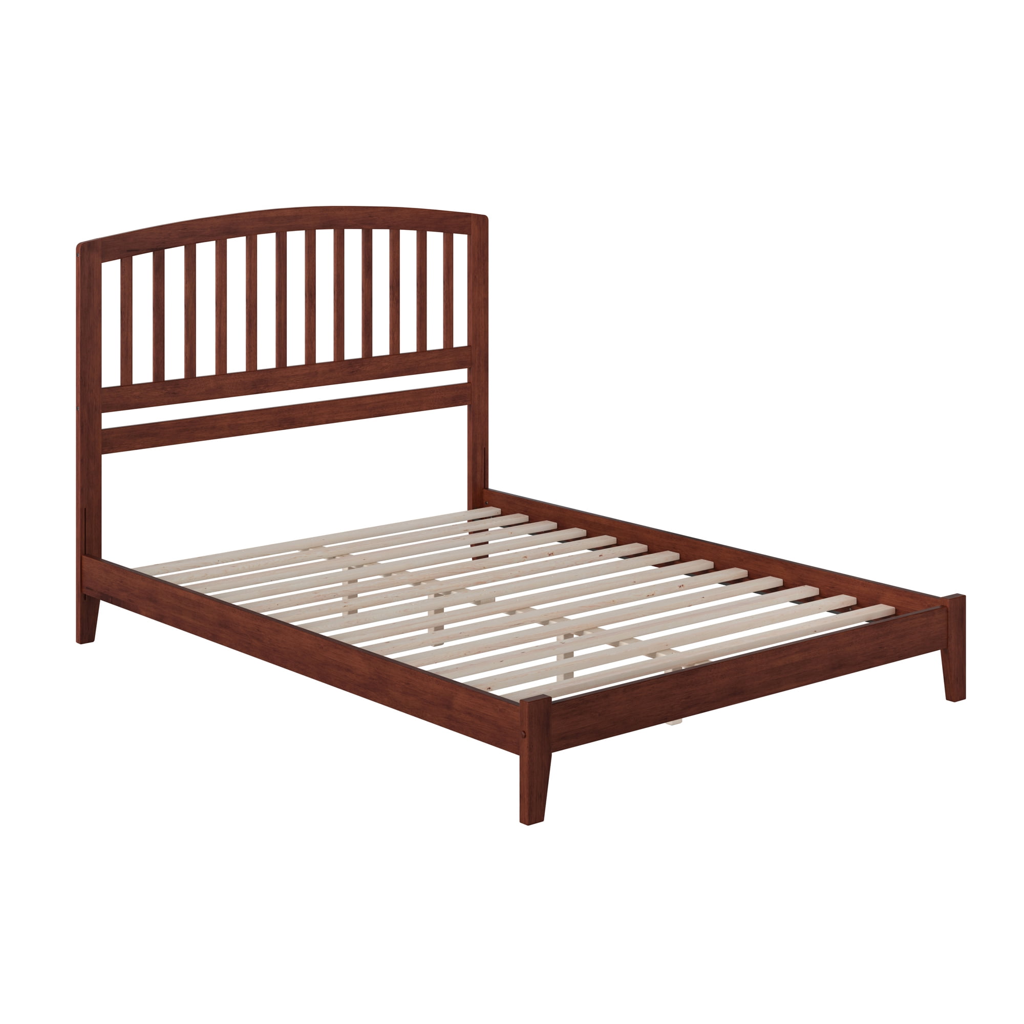AFI Richmond Queen Low Profile Wood Platform Bed, Walnut