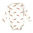 thumbnail image 6 of Touched by Nature Organic Cotton Long-Sleeve Bodysuits, Fruits And Veggies, 0-3 Months, 6 of 7