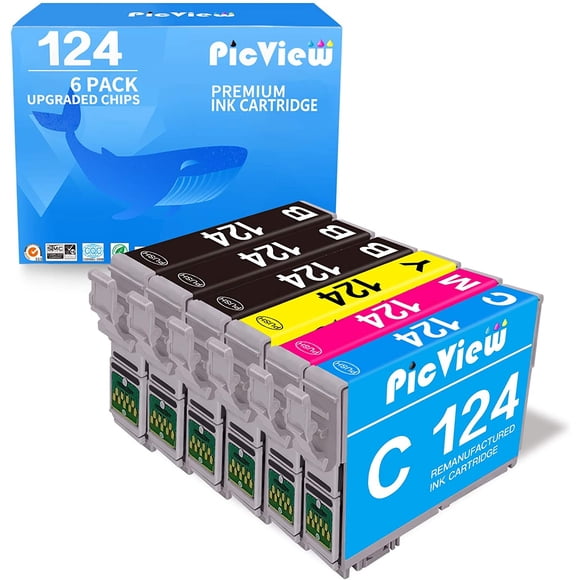Cartuchos de tinta remanufacturados PicView 124 Run Star