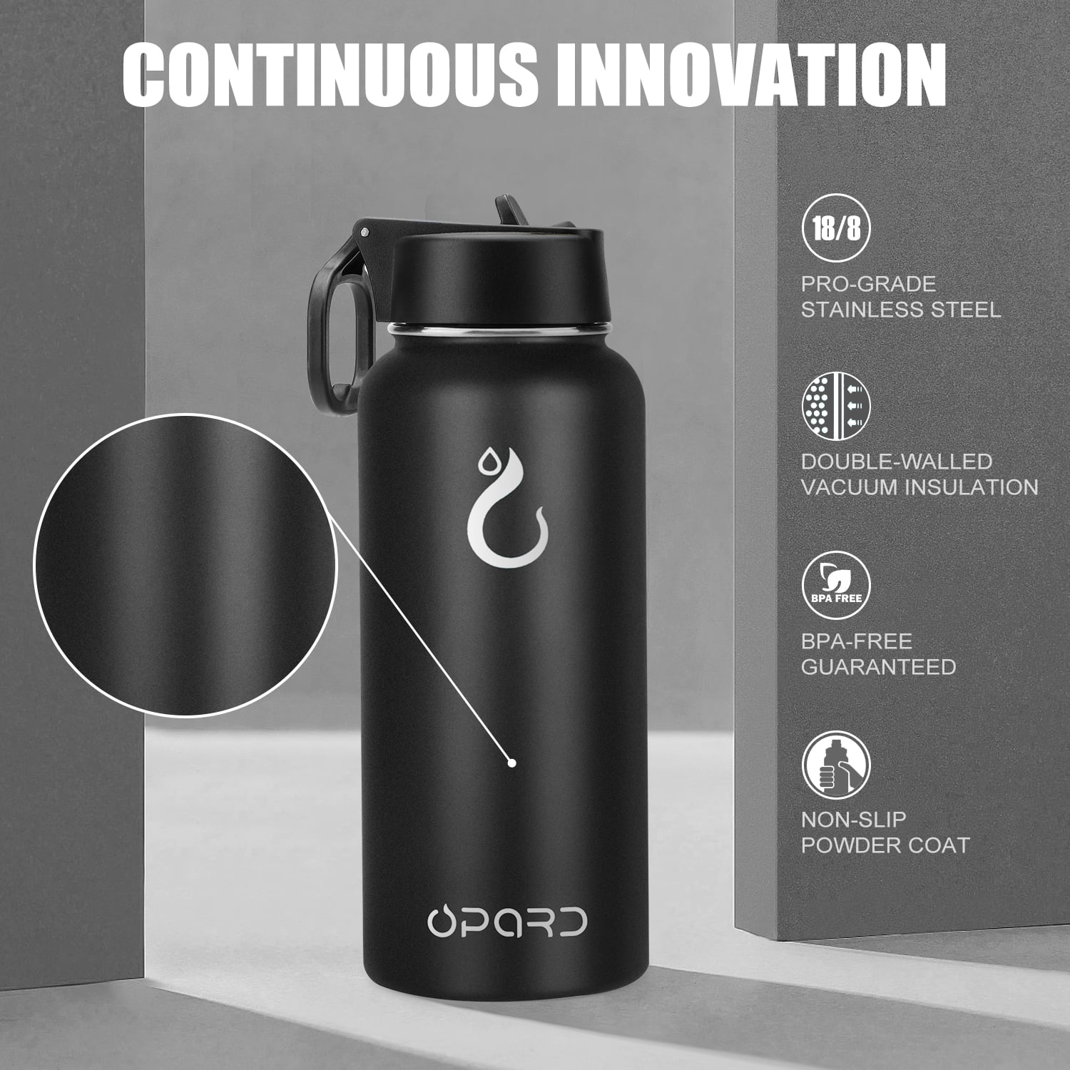 Columbia BPAFree Outdoor Water Bottle 32oz GSO0009 - O/S / Black