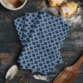 thumbnail image 6 of Navy Blue Morocco 1 Pack Kitchen Towel, Water Absorbent Dish Towel, Modern Abstract Classic Geometric Decorative Hand Towels - Quick Drying Cloth for Cooking Baking, 18x28 Inch, 6 of 8