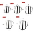 thumbnail image 7 of Travelwant Milk Frothing Pitcher Steaming Pitchers Stainless Steel Milk Coffee Cappuccino Latte Art Barista Steam Pitchers Milk Jug Cup, 7 of 7