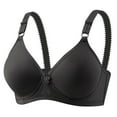 thumbnail image 1 of aidice Bras for Women No Underwire Comfy Adjustable Strap Support Solid Color Breathable Everyday Bras, 1 of 2