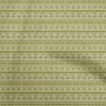 thumbnail image 1 of oneOone Georgette Viscose Olive Green Fabric Geometric Craft Projects Decor Fabric Printed By The Yard 42 Inch Wide, 1 of 4