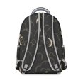 thumbnail image 5 of Golden Starry Night Student Backpack Durable Waterproof Composite Oxford Cloth with Gothic Celestial Print, Adjustable Straps, Breathable Padding for School and Travel, 5 of 5