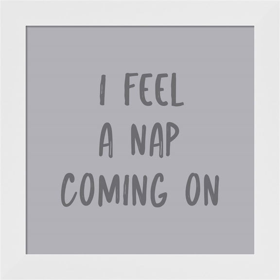 Great Art Now I Feel a Nap by Ramona Murdock, Framed Wall Art, 14W x 14H