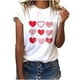 thumbnail image 2 of Puntoco, camisetas de cuello redondo para mujer, blusas femeninas cómodas holgadas a la moda, tops de San Valentín Puntoco Puntoco-53, 2 of 9