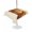 Brown Cream, variant on Outdoor Tablecloth with Umbrella Hole for Patio/Picnic/Party/Camping, Brown Dinosaurs Waterproof Table Cloth Rectangle Table Cover Washable, Funny Animals Modern Art (54"x 80")