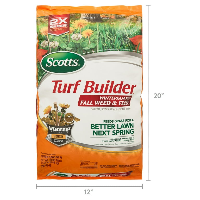 Scotts Turf Builder WinterGuard Fall Weed Feed3 14.29 lbs