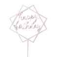 thumbnail image 1 of Langgg Square Happy Birthday Cake Topper Acrylic Insert Cake Card DIY Glitter Cupcake Smash Candle Stick, 1 of 9