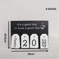 thumbnail image 2 of Card Perpetual Calendar Desktop Hanging Date Cards Decoration Ornament Wall Desktop Calendar For Office Cafe Home Decoration, 2 of 8