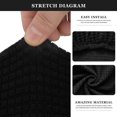 thumbnail image 3 of Fundas para sillas Funda de silla de comedor elástica de terciopelo Funda universal para sillas de cocina Funda para sillas columpios Funda elástica Fundas elegantes para sillas (J, 3 of 5