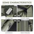 thumbnail image 3 of Zimtown 2-4 People Inflatable Tent with Hand Pump for Camping, Easy Setup Air Glamping Tents with Extra Canopy, Camping Tent for Family, Green, 3 of 13