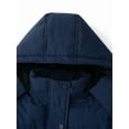 thumbnail image 6 of KVE Girl's Hooded Warm Winter Coat Quilted Thicken Puffer Jacket with Removable Hood Navy 14-16, 6 of 9