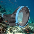 thumbnail image 3 of de buceo para niños, gafas de buceo con esnórquel sin empañamiento, gafas de buceo con , s de templado , Azul Violeta, 3 of 8
