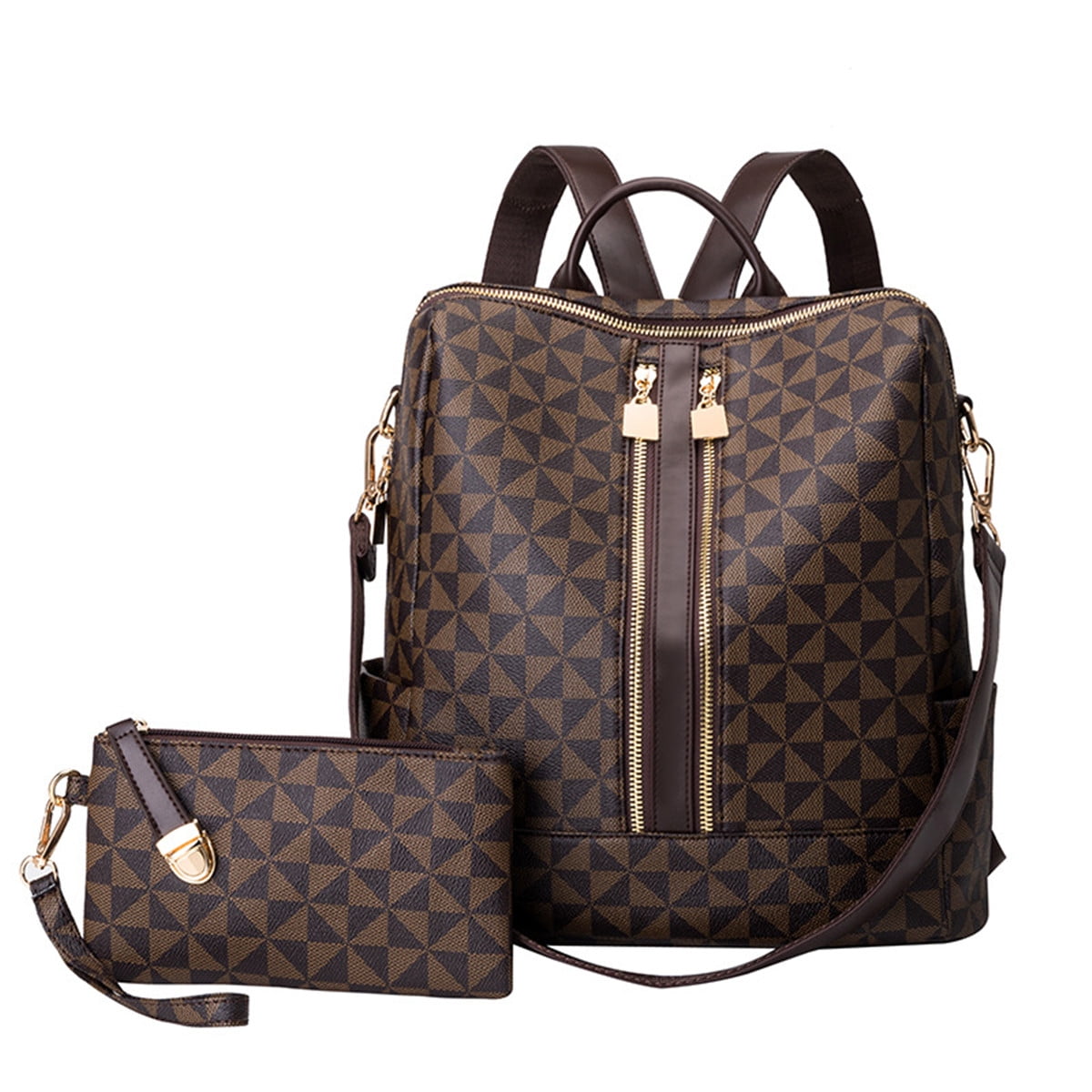 Backpacks for Women Checkered Bags Fashion Leather Bags Designs