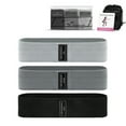 thumbnail image 2 of Tignapoo 3-Piece Resistance Loop Bands Set for Fitness - Includes Light, Medium, and Heavy Bands (760*80*1.5mm), Instruction Manual & Carry Bag for Effective Workouts, 2 of 7