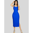 thumbnail image 2 of Vestido De Mujer Midi Casual Stretch Para Diario Y Salida, 2 of 5