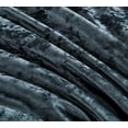 thumbnail image 6 of Chezmoi Collection Lux 3-Piece Storm Blue Shimmer Velvet Bedding Set Queen Size Lush Plush Velvet Comforter Set With Soft Brushed Microfiber Reverse, 6 of 9