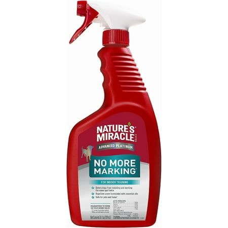 Nature's Miracle Advanced Platinum No More Marking, 24 Ounces, Helps Discourage Repetitive Pet Marking New - 24oz