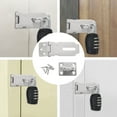 thumbnail image 5 of BRIGHTFUFU 1Set Stainless Steel Door Lock Buckle Simple Structure For Office Use, 5 of 8