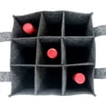 thumbnail image 4 of Bolsa portabotellas Portabotellas Portacervezas Bolsa de fieltro con separador separado para 9 botellas perfecta para fiesta de picnic (para 9 botellas) Namotu LKX-0996, 4 of 6