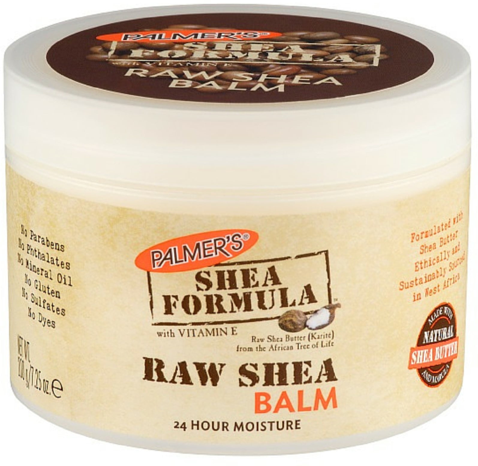 Palmer's Raw Shea Butter Formula Balm 7.25 oz (Pack of 4)