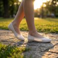 thumbnail image 6 of LANCROP Women's Round Toe Knit Ballet Flats Lightweight Soft Slip On Shoes, 6 of 9