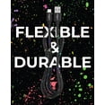thumbnail image 5 of Liquipel Powertek Type-C Fast Charger Cable, 6ft USB-C for Galaxy, Note, Tab, MacBook, Neon Party, 5 of 8