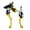 Gold, variant on 7/8" 22mm Motorcycles Aluminum Clutch Brake Handle Lever Perch for Motorbike Scooter Modification