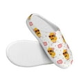 thumbnail image 3 of Yiaed Cute Duck Print Slippers Fuzzy Warm Cozy Slippers Non Slip House Slippers For Indoor Outdoor Slippers House Slippers-11, 3 of 7
