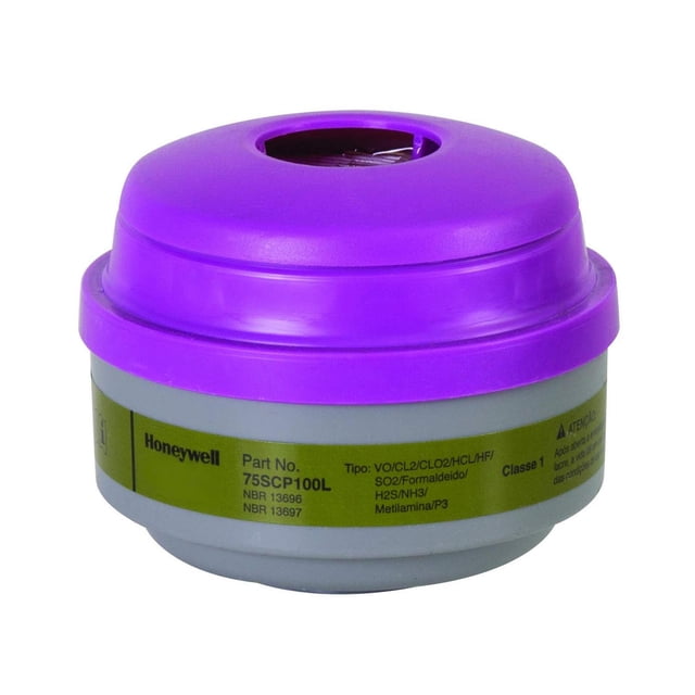 Cartucho Multiusos Honeywell Oliva Magenta Filtro P100 Defender