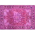 thumbnail image 1 of Ahgly Company Indoor Rectangle Medallion Pink Traditional Area Rugs, 8' x 12', 1 of 4