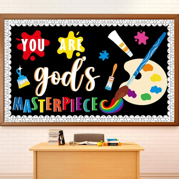 Set de tablones de anuncios Justforjoyful Art Paint Religious