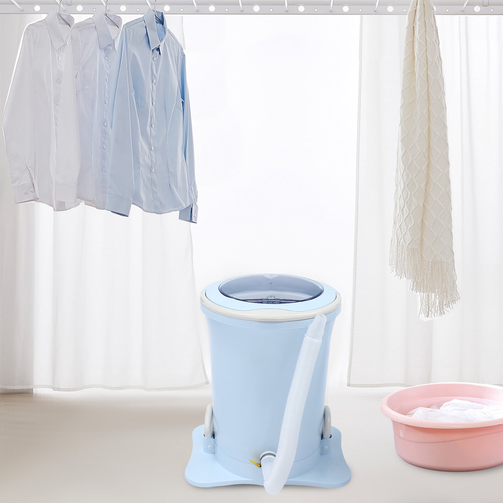 Portable 12L Manual Washing Machine Student Dehydrator Washer Household Dryer