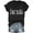 Black, variant on Women's Casual V-Neck Short Sleeve Tops Basic Solid Color Layering Tee Shirts, Hot Pink S