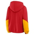 thumbnail image 3 of Women's Fanatics Red Kansas City Chiefs Oversized-Redzone Bubble Screen Pullover Hoodie, 3 of 3
