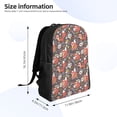 thumbnail image 4 of Disketp Foxes Mochila Unisex de Apertura Lateral Completa, Mochila para Laptop para Escuela, Trabajo y Viajes, 4 of 8
